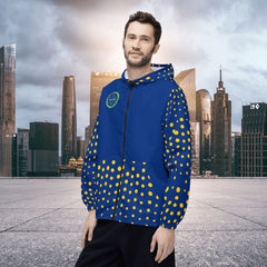 Adventure - Ready Navy - Blue Windbreaker with Hood and Kangaroo Pocket. Lightweight Travel Companion! - Best Gifter Ever: Everyday Items and Unique Gifts for Ski, Snowboard, Travel, and More