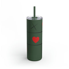 Celebrate Life with our XOXO Game Water Tumbler. Healthy Lifestyle Water Tumbler. Great Valentine Day Gift. -Gift of wellness. Best unique gifts for women.