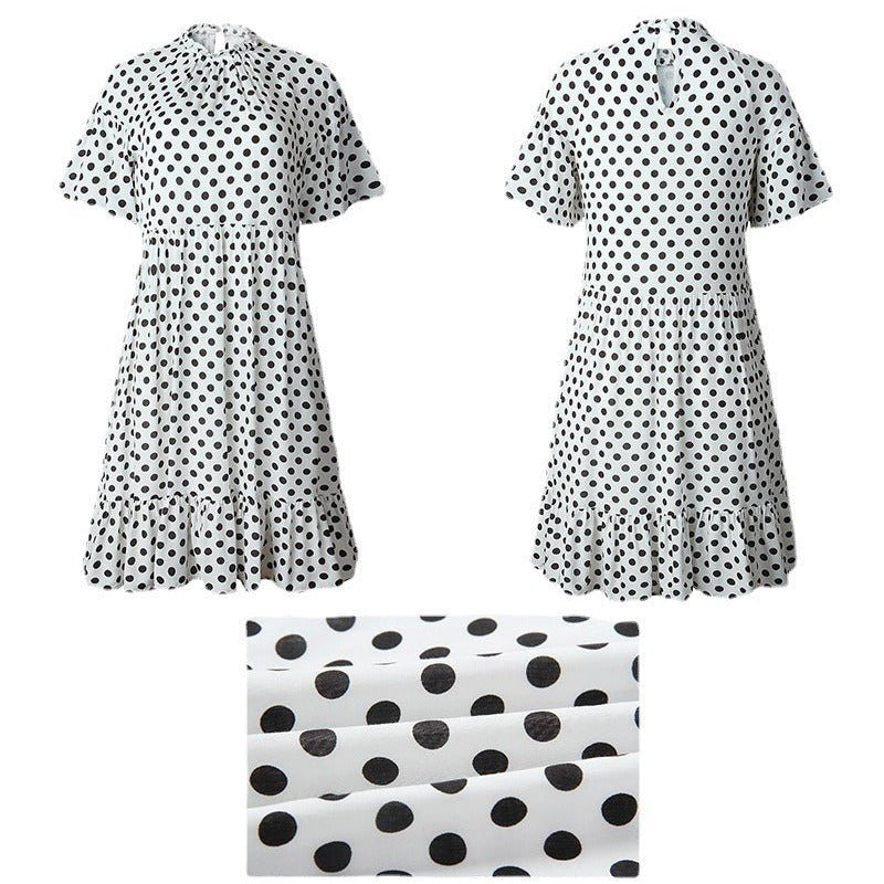 Chic Polka Dot Chiffon Dress for Millennials & Gen Z - Perfect for Spring, Summer, and Fall - Best Gifter Ever: Everyday Items and Unique Gifts for Ski, Snowboard, Travel, and More