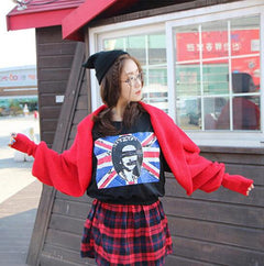 Functional Fashion Piece. Elevated Everyday Look. Transitional Season Sweater. Giftable Women's Sweater. Fall Outfit Must-Have. Elegant Scarf Cardigan.