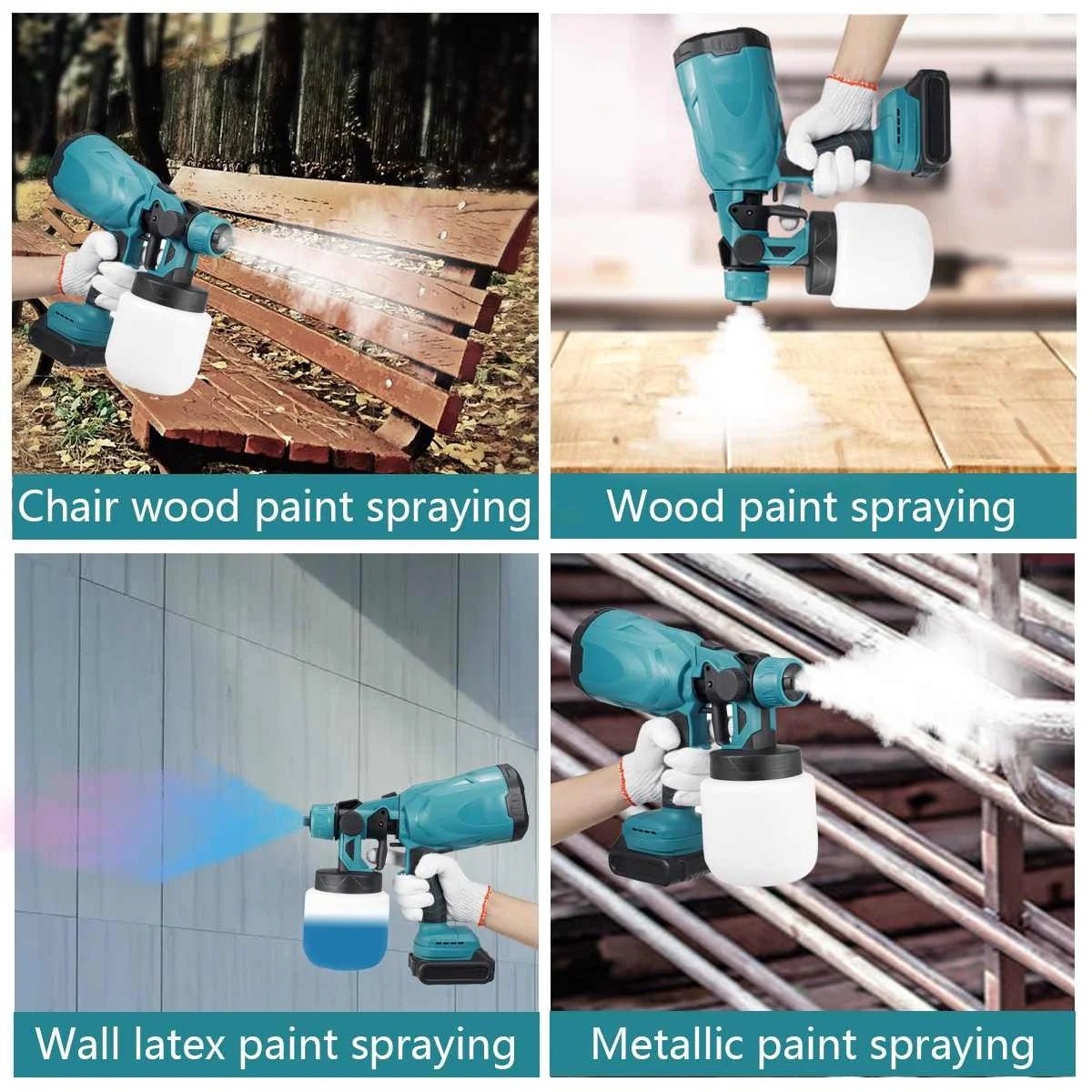 Paint Sprayer For Home Improvement. Paint Sprayer For Furniture Makeovers. Cordless Paint Gun For DIYers.