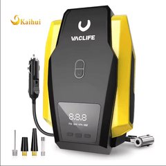 Digital Tire Pressure Gauge & Portable Air Compressor - 12V Portable Tire Inflator & Air Pump - Essential Car Safety Kit - Perfect Gift for Drivers. Gift for teens.