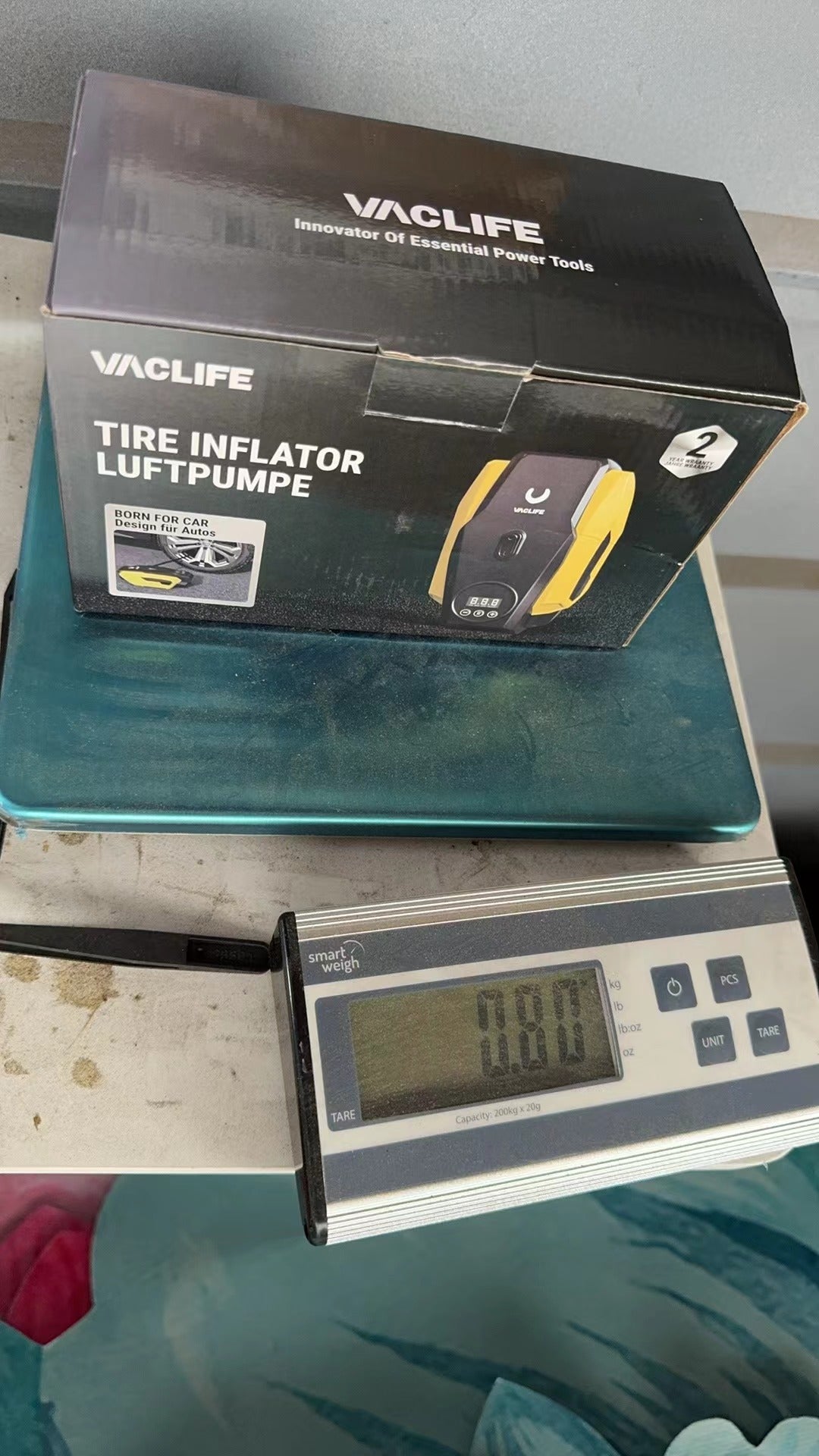 Digital Tire Pressure Gauge. Portable Air Compressor. 12V Tire Inflator. Car Safety Kit. Essential Driver Tool.