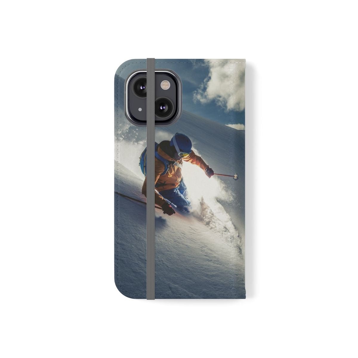 Foldable Phone Cover for Winter Enthusiasts | Secure Card & Cash Slots | Compatible with iPhone 11 PRO, iPhone 12, iPhone 13, Samsung Galaxy S22 - Best Gifter Ever: Everyday Items and Unique Gifts for Ski, Snowboard, Travel, and More
