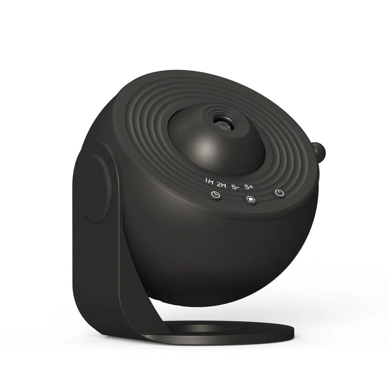 Rotating galaxy lamp with silent motor. High-definition star projector for sleep.