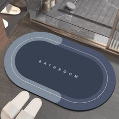 Innovative High - Tech Super Absorbent Eco - Friendly Bathroom & Kitchen Mat - Ultimate Comfort, Safety, and Sustainability. Green gift for sophisticated man and women.