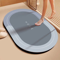 No slip, fast drying, mold-resistant bath mat. Cleaner and healthier home product. Soft and durable finish. Best mat for bathroom. Best mat for kitchen.