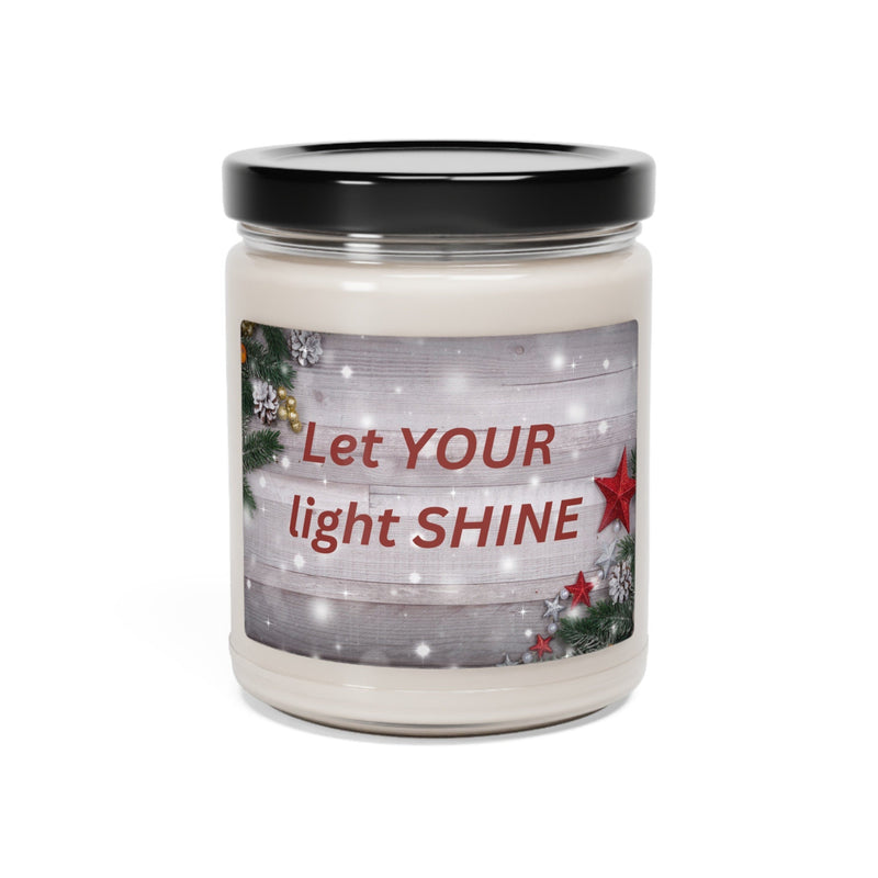 βLet YOUR Light Shine!β Christmas Scented Soy Candle (9oz): Illuminate the Season with Inspiration π―οΈπ - Best Gifter Ever: Unwrap Your Passion: Ski. Snowboard. Travel. Love. Play. Shop.
