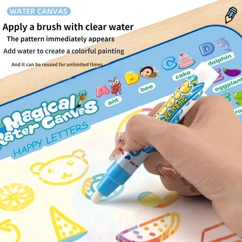 Educational Toy For Toddlers. Aqua Magic Mat For Children. No Mess Coloring Mat.
