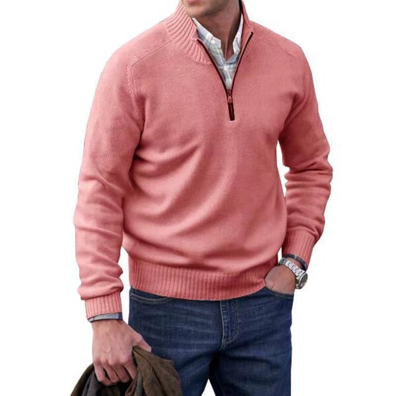 Men's sweater for cool weather. Polished look men's sweater. Men's sweater with long sleeves.