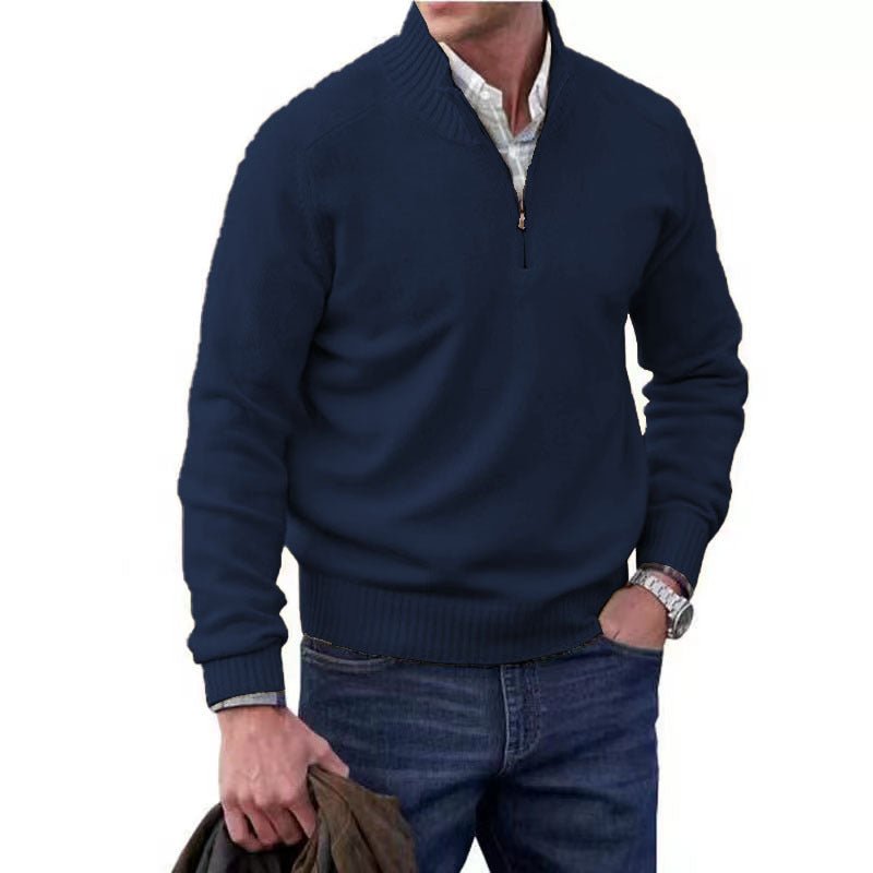 Men's sweater for work and weekend. Timeless style men's pullover.