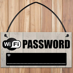 Modern Wooden WiFi Password Sign - Chalkboard Hanging Board for Home, Coffee Bar, Party Decorations - Best Gifter Ever: Everyday Items and Unique Gifts for Ski, Snowboard, Travel, and More