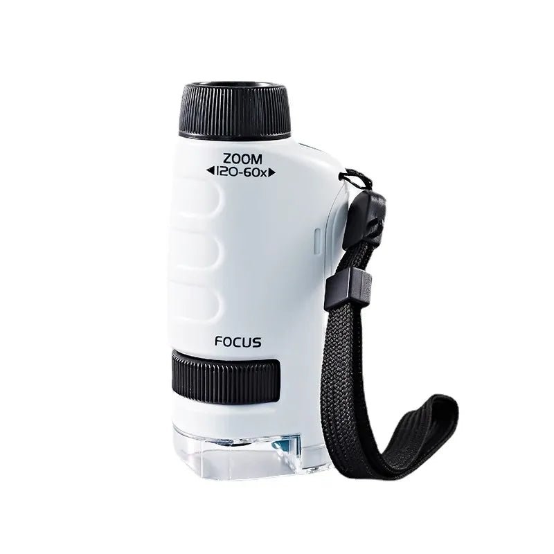 Handheld Microscope For Students. Beginner Microscope For Kids. Portable Microscope For Travel. Mini Microscope For Exploration.