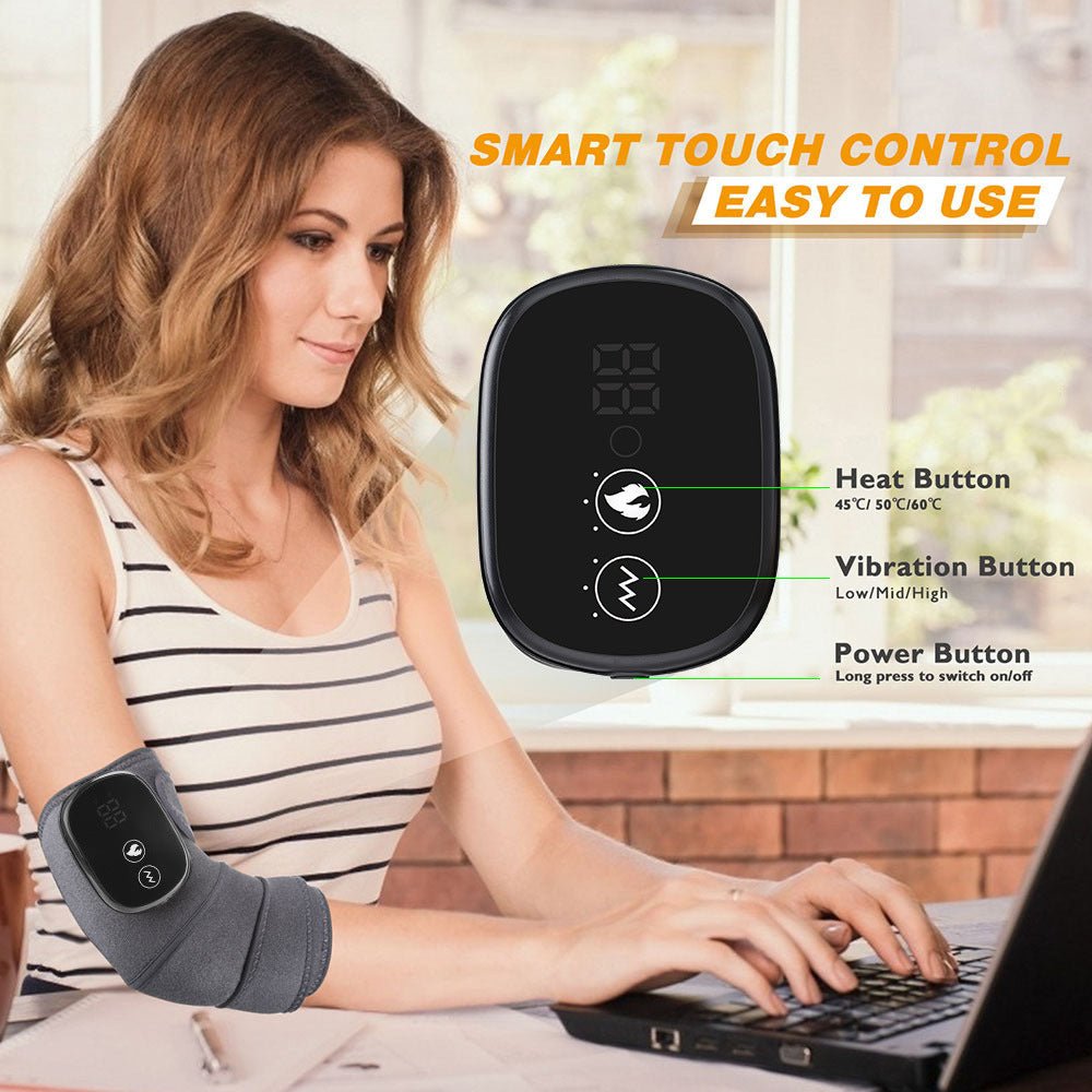 Smart touch knee massager with 3 heat settings and built in timer. Best knee/elbow/shoulder pads for women. Best heated knee, elbow and shoulder brace for men. Helps with recovery
Keeps your joint stable. Promotes healing. Helps alleviate pain. Improves mobility. Prevents further injury