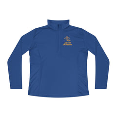 Ski Lover Shirt "Live Fast, Ski Faster". Ladies Quarter - Zip Performance Shirt - Best Gifter Ever: Unwrap Your Passion: Ski. Snowboard. Travel. Love. Play. Shop.