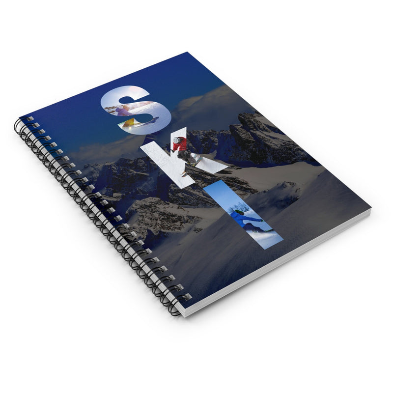 βSki Serenityβ Journal: Slopes, Reflections, and Tranquility! Spiral Notebook. - Best Gifter Ever: Unwrap Your Passion: Ski. Snowboard. Travel. Love. Play. Shop.