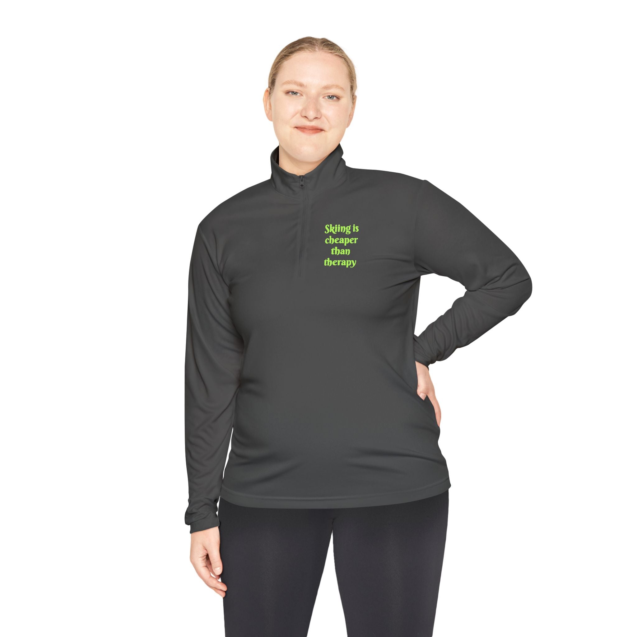 Skiing is cheaper than therapy - Pullover I Second layer for skiers with sass I For men I For women - Best Gifter Ever: Unwrap Your Passion: Ski. Snowboard. Travel. Love. Play. Shop.