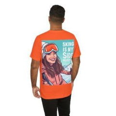 Skiing is My Side Hustle: Cotton Graphic T-Shirt for Ski Enthusiasts - Best Gift. Birthday Gift. Motivation. - Best Gifter Ever: Unwrap Your Passion: Ski. Snowboard. Travel. Love. Play. Shop.