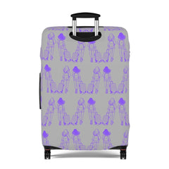 Stylish Gray Luggage Cover for Traveling Ladies | Protect & Personalize Your Suitcase and Carry - On! - Best Gifter Ever: Everyday Items and Unique Gifts for Ski, Snowboard, Travel, and More