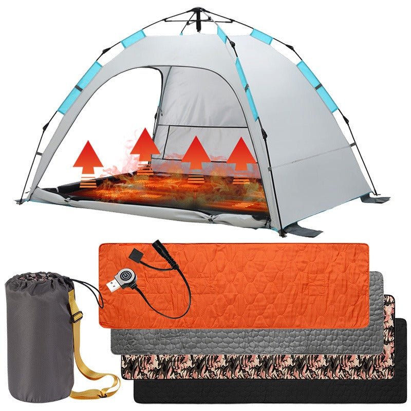 Ultimate Heated Mat for Camping & Winter Yoga I Smart & Portable Gift for Campers