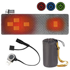 Heated Mat for Hiking Trips. Heated Mat for Gifting.