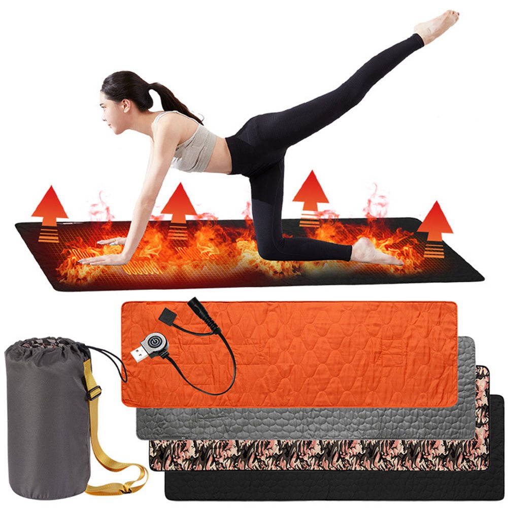 Smart Heated Sleeping Pad. Gift for Campers. Thermal Exercise Mat. Cold Weather Yoga Gear