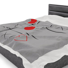 XOXO Game Velveteen Plush Blanket - Add a Touch of Coziness to Your Home. Celebrate Love and Romance. Lit presents. Best gifts 2025. Best unique gifts for women.