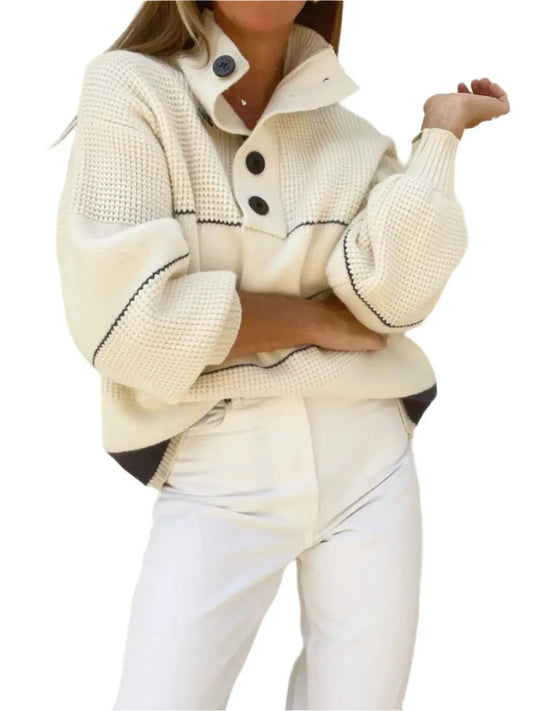 Sweater with Buttons, Stripe Sweater, and Pullover with Stripes: Solving Common Fit Issues for the Perfect Cozy Look - Best Gifter Ever