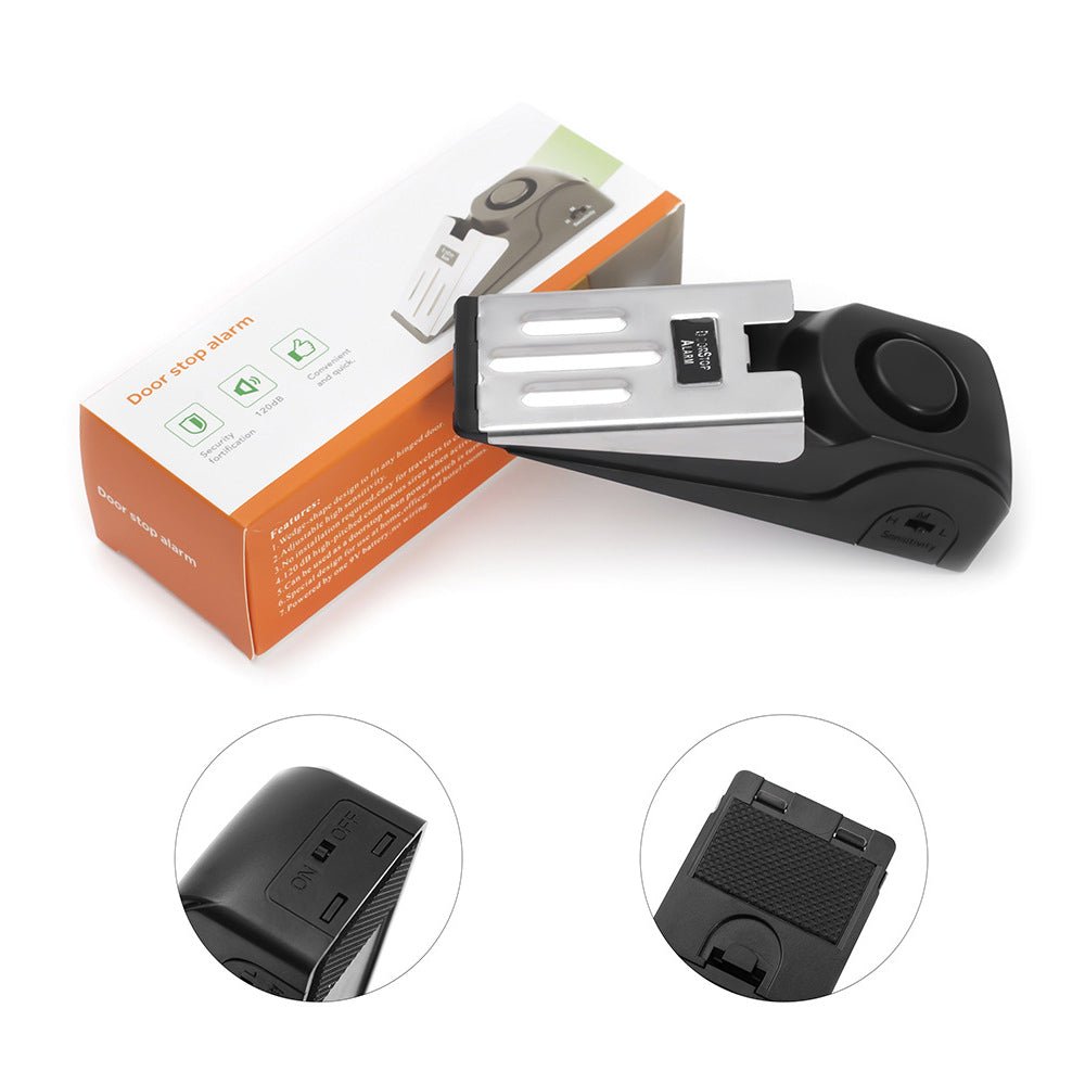 120dB Intelligent Door Blocker Alarm - Anti-Locker Security for Home, Store, Travel & More - Best Gifter Ever