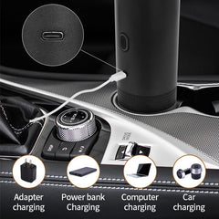 Portable espresso machine is a great birthday gift for him. Capsule-compatible coffee maker for her morning routine. Ground coffee compatible espresso maker for camping trips.