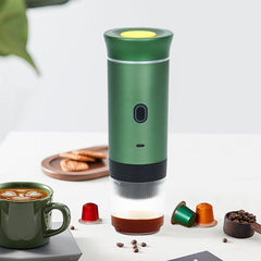 Cordless travel coffee maker makes a perfect Christmas gift for coffee lovers.
Portable espresso machine ideal for camping and road trips.