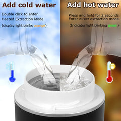 Fast heating coffee maker is a unique gift for colleagues. Cordless coffee maker for outdoor adventures and weekend getaways.