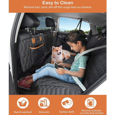4-in-1 Premium Car Seat Cover for Pet Lovers & Families.  Waterproof, Dirt-Proof, Scratch-Resistant.