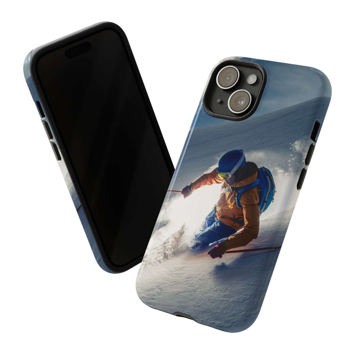Skier design iPhone tough case from Best Gifter Ever