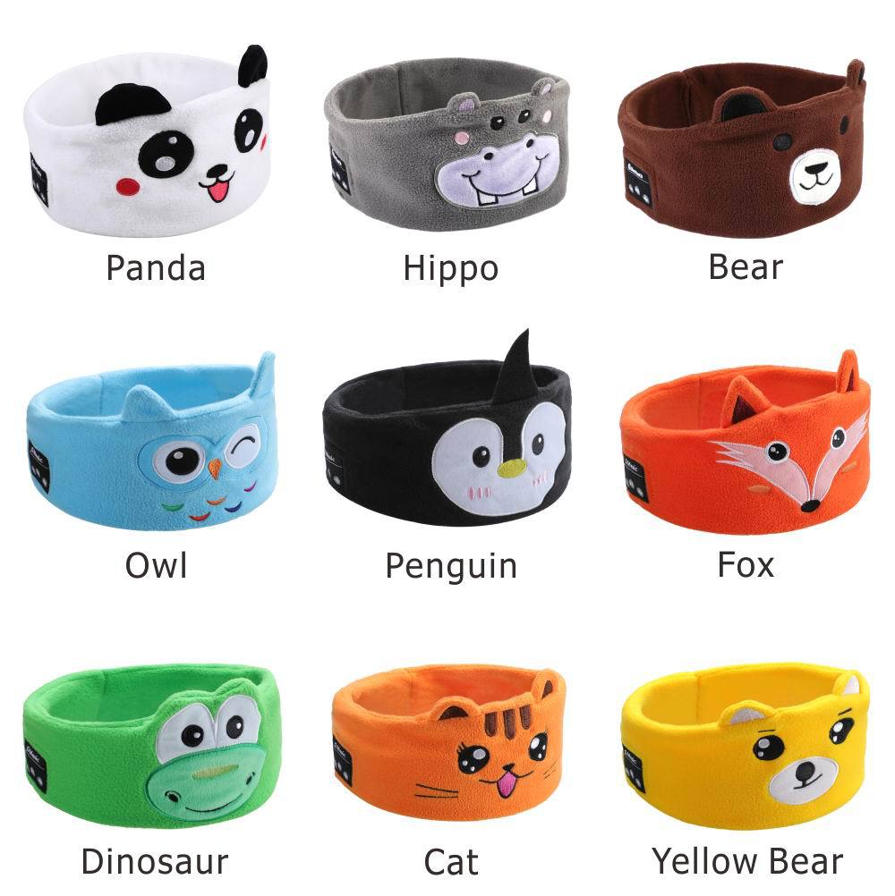 Kids Sleep Headphones – Soft Bluetooth Headband for Travel & Bedtime