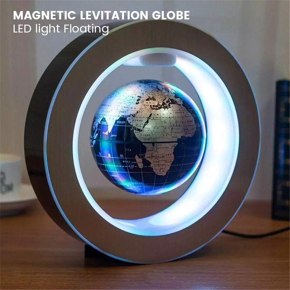 Floating World Globe – Magnetic Levitating Globe with LED Light