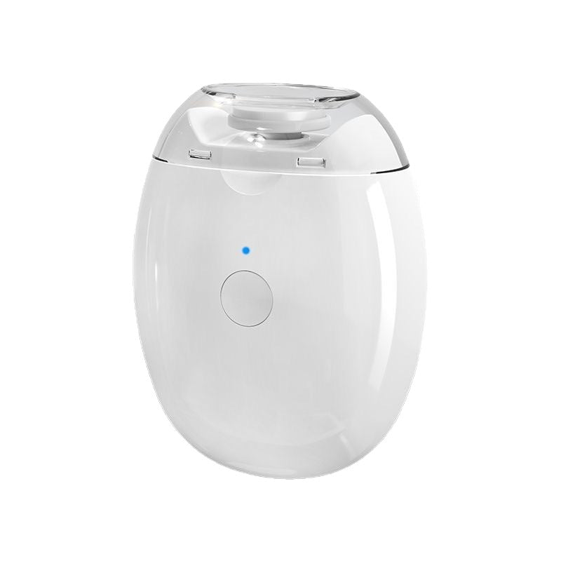 White electric baby nail trimmer with one-button control