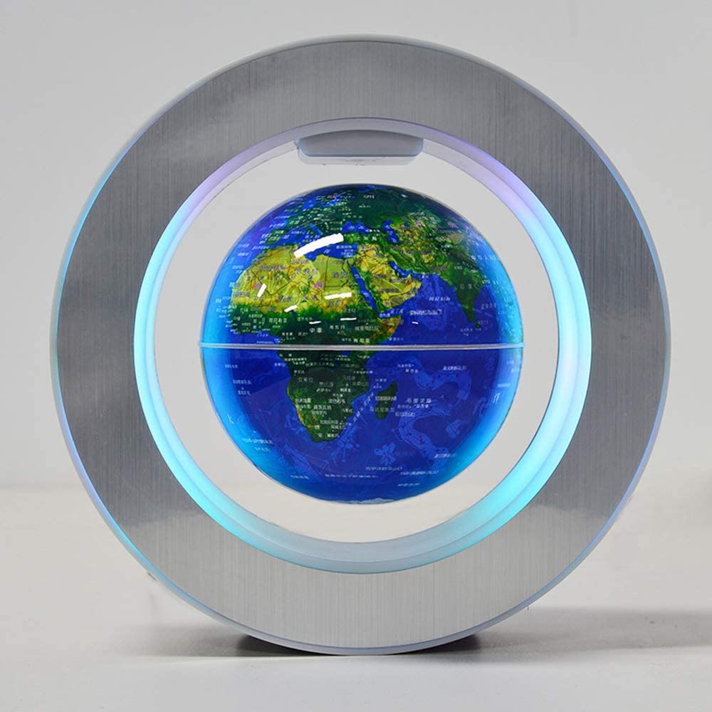 Floating World Globe – Magnetic Levitating Globe with LED Light