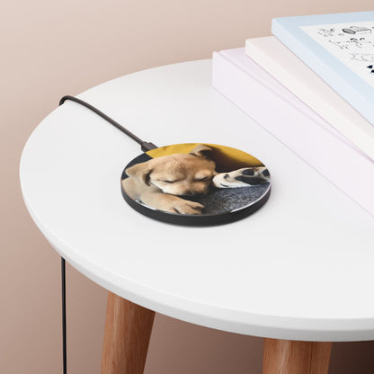 Adorable Puppy Wireless Charger: Power Up with Puppy Love! 🐾🔌 - Best Gifter Ever: Unwrap Your Passion: Ski. Snowboard. Travel. Love. Play. Shop.
