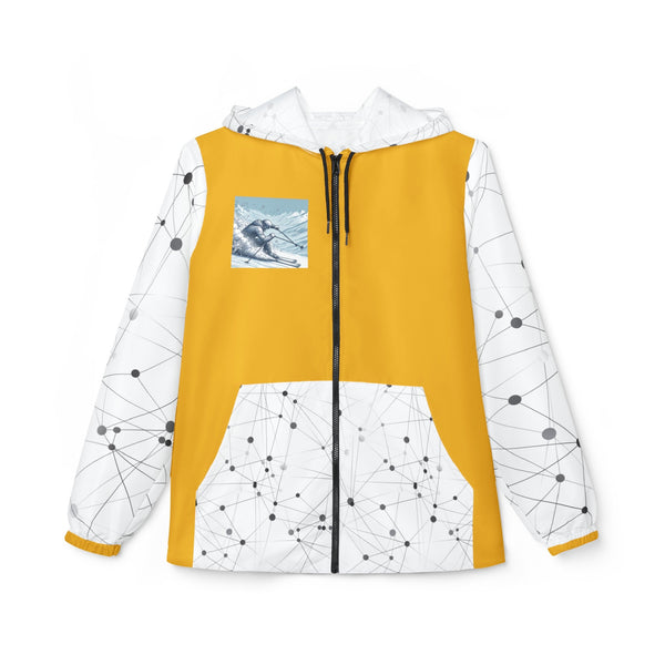 Adventure-Ready Hooded Windbreaker Jacket - Perfect for Outdoor Enthusiasts and Holiday Gifts