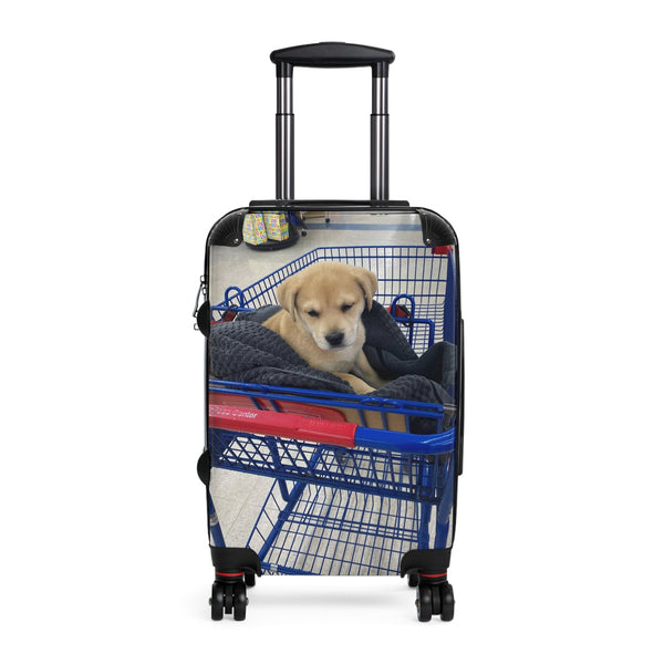 Designer Luggage: Puppy Inspired Suitcase in 3 Sizes
