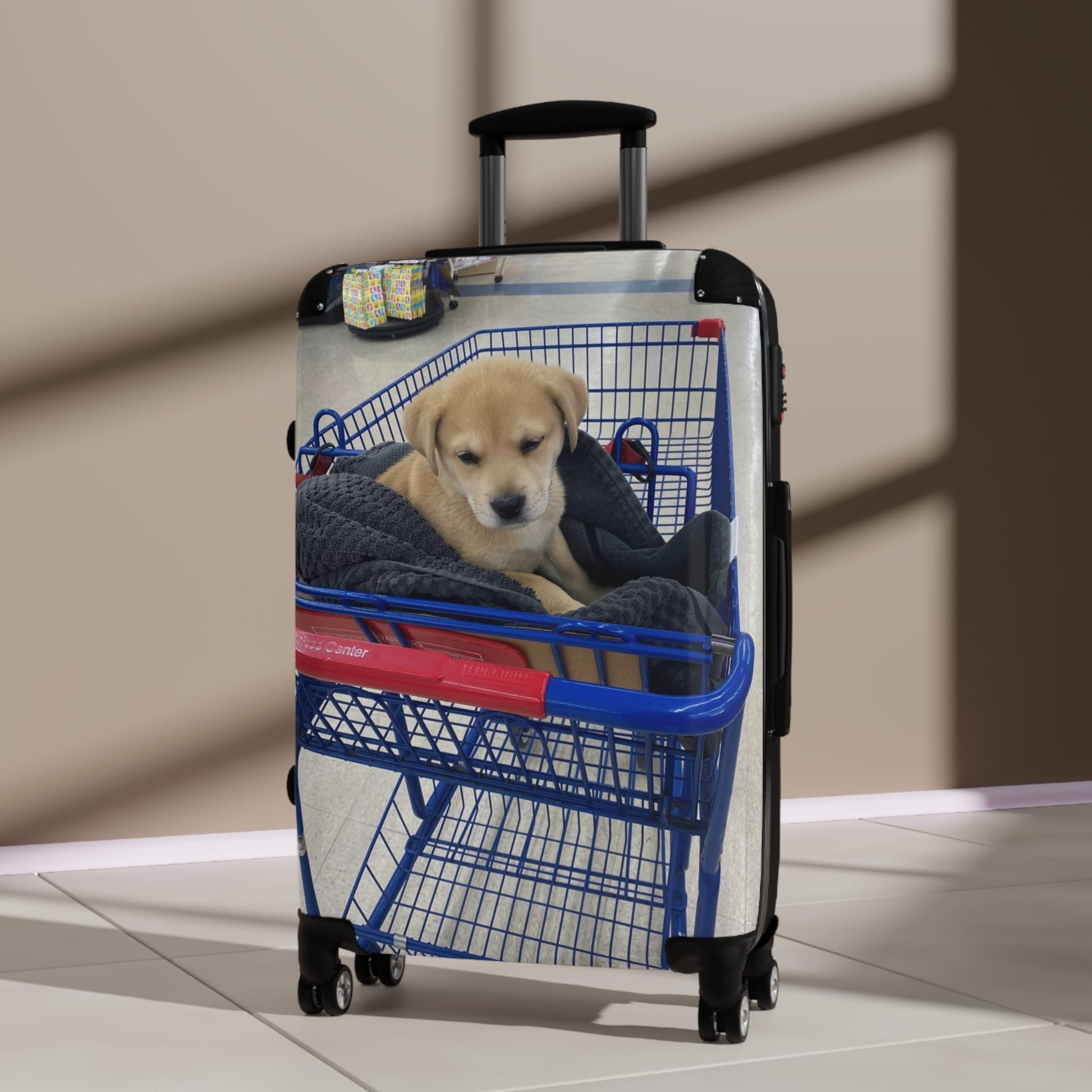 Adventurous Luggage, Puppy Inspired Suitcase, Fashionable Luggage Set, Stylish Carry - On, Three sizes, Mix and Match