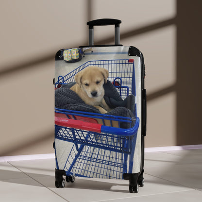 Adventurous Luggage, Puppy Inspired Suitcase, Fashionable Luggage Set, Stylish Carry - On, Three sizes, Mix and Match