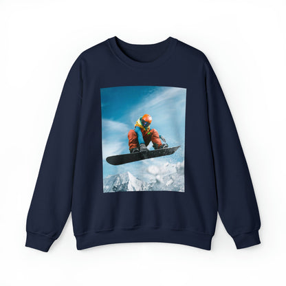 Second layer for snowboarders. Winter sweatshirt. Funny sweatshirt for men and women.
