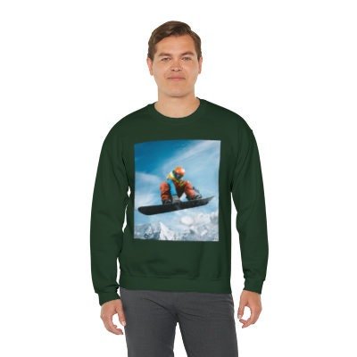 Motivational sweatshirt for snowboarders with funny message.