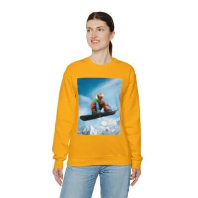 Airborne Snowboarders Sweatshirt – Funny Pullover for Skiing & Snowboarding Fans