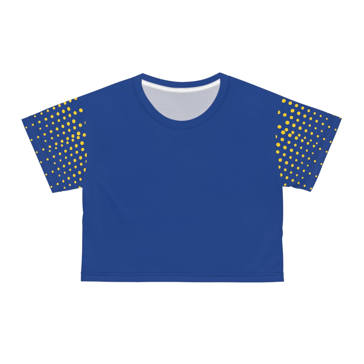 Trendy crop top for her. Best blue top. Awesome geometrical crop top for summer. Spring crop top for festivals.
