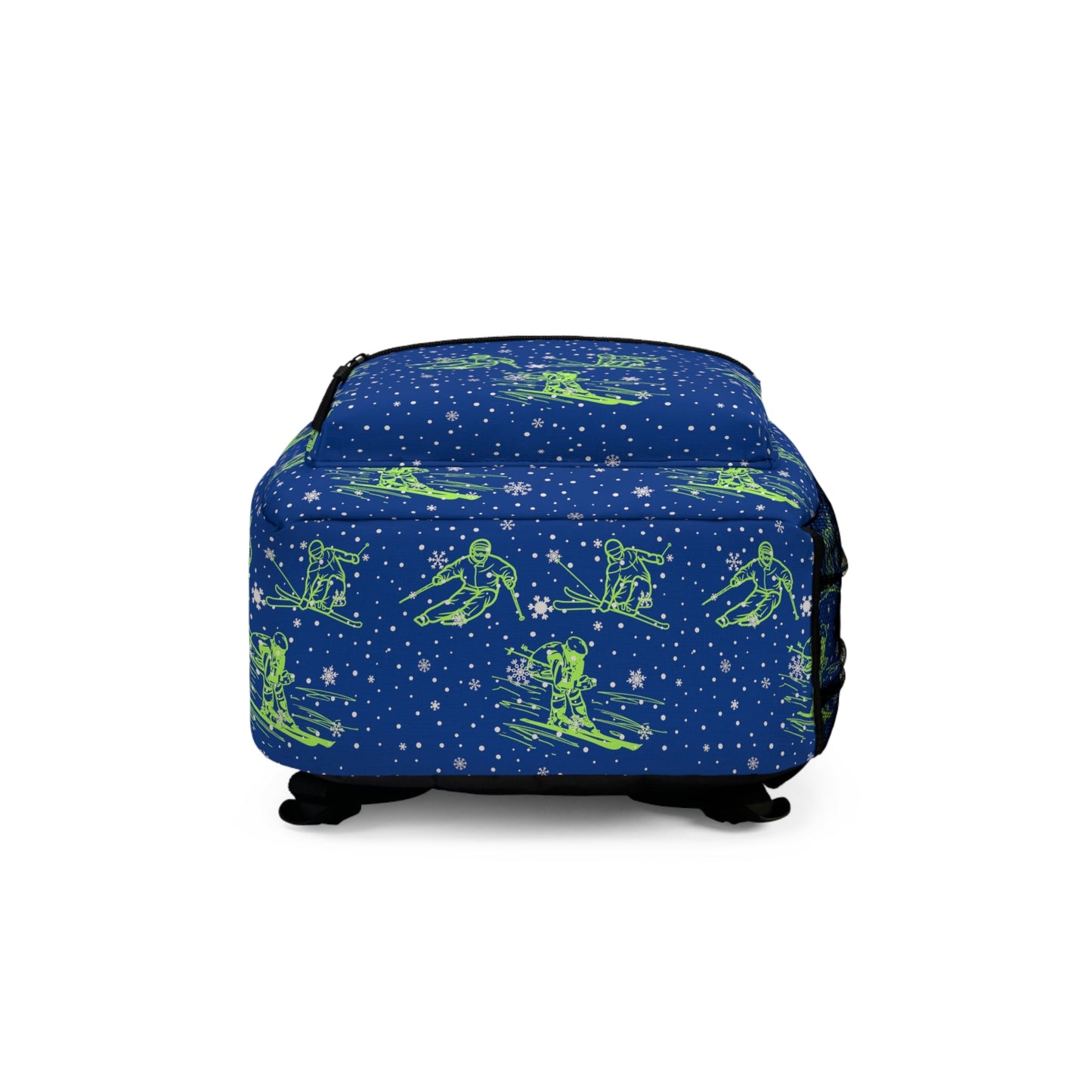 School Essentials: Kids’ Royal Blue Ski-Inspired Backpack - Perfect for Young Ski Enthusiasts!