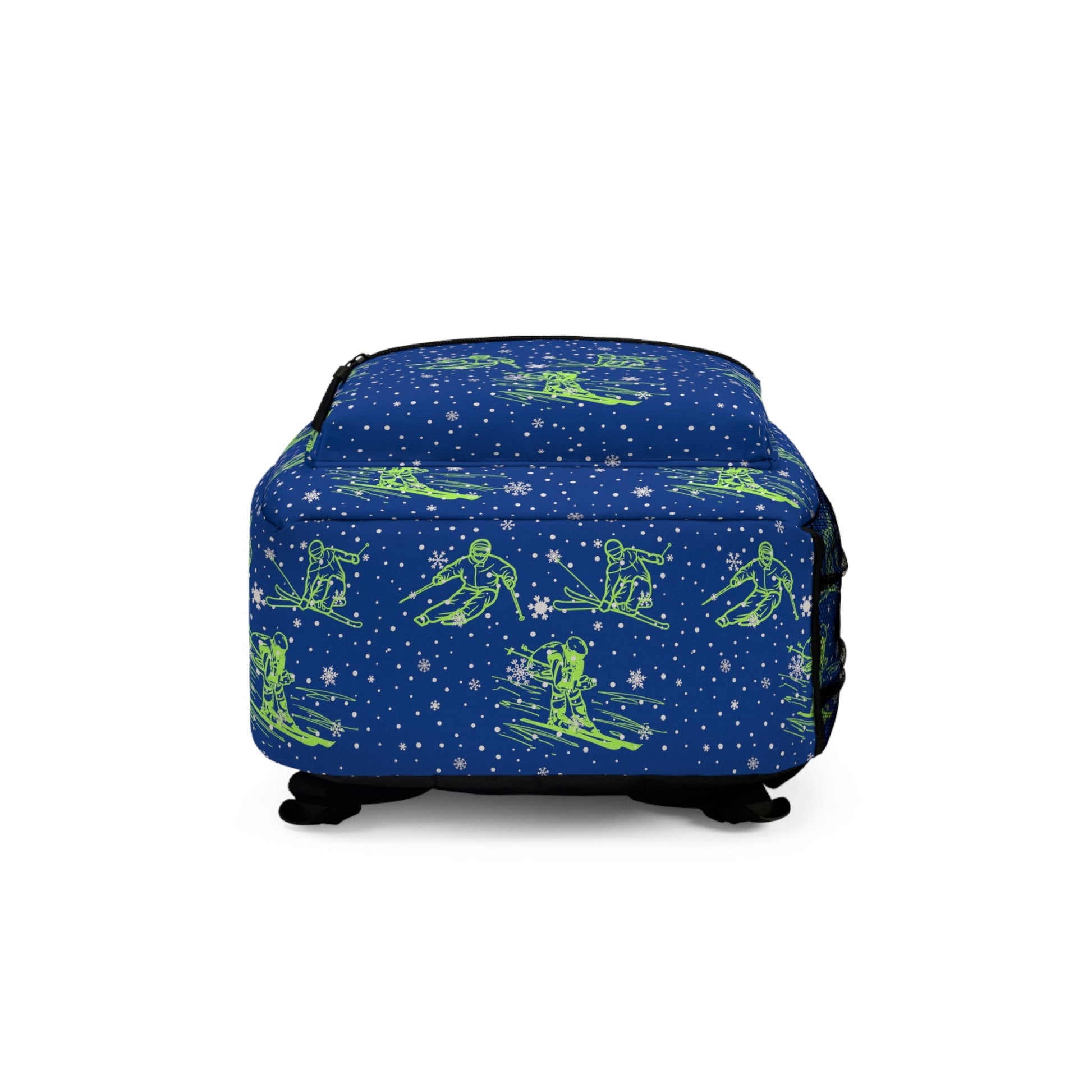 School Essentials: Kids’ Royal Blue Ski-Inspired Backpack - Perfect for Young Ski Enthusiasts!