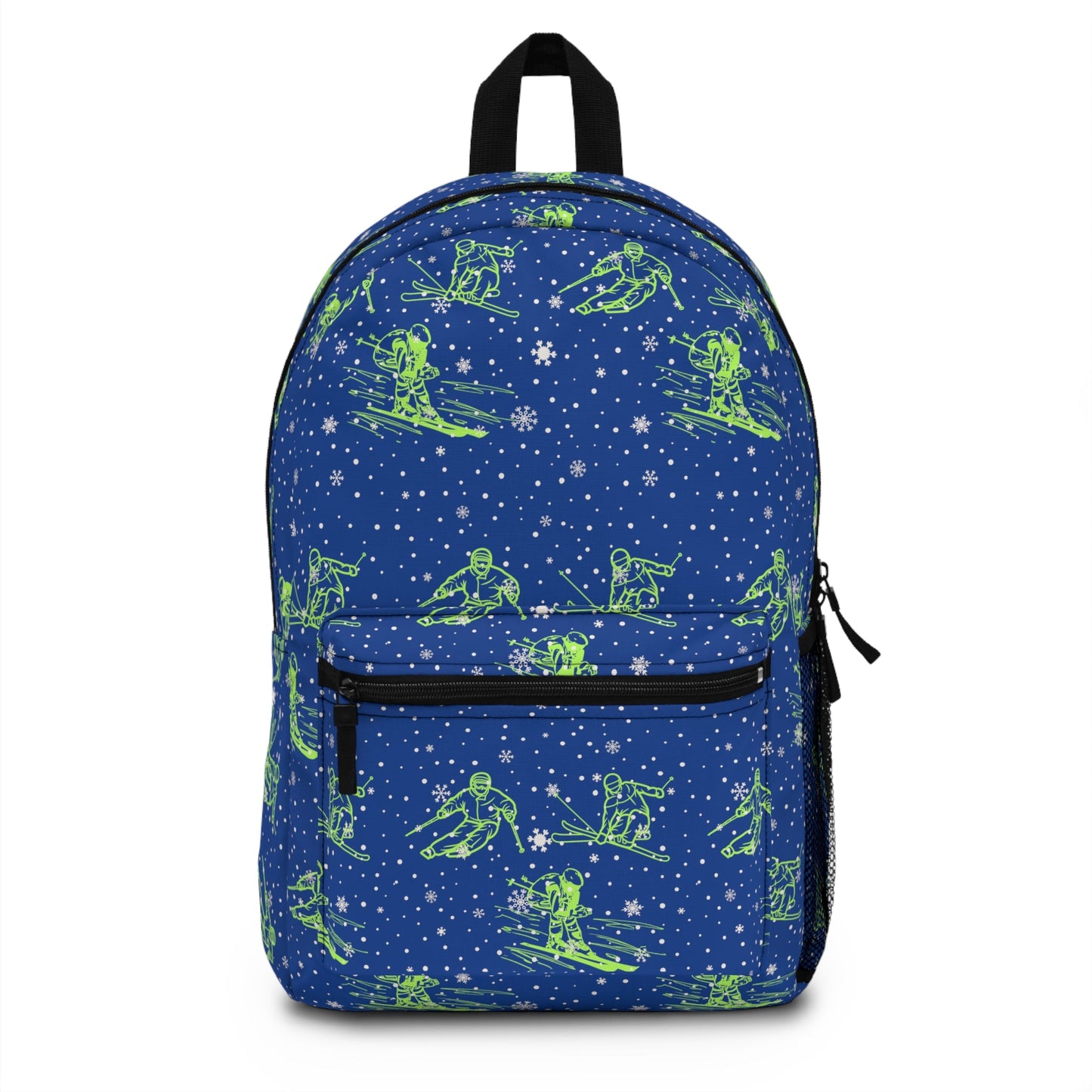 School Essentials: Kids’ Royal Blue Ski-Inspired Backpack - Perfect for Young Ski Enthusiasts!
